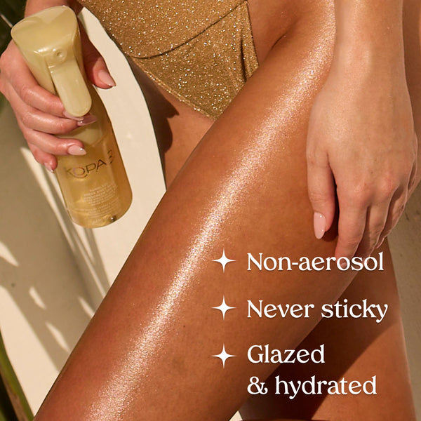 Golden Sunglaze Sheer Body Mist Sunscreen SPF 50