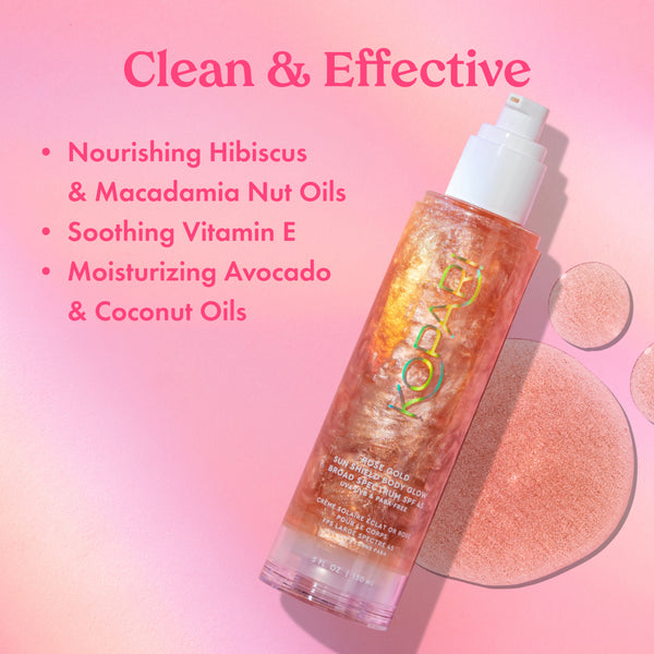 Rose Gold Sun Shield Body Glow SPF 45