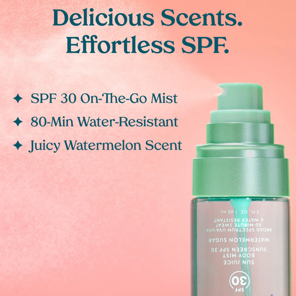 Watermelon Sugar Sun Juice Body Mist Sunscreen SPF 30