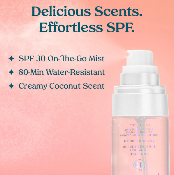 Coconut Cream Sun Juice Body Mist Sunscreen SPF 30