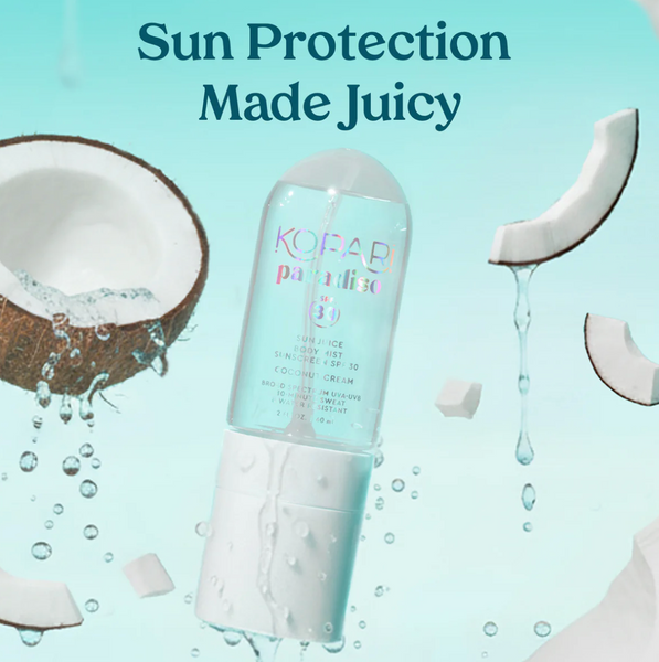 Coconut Cream Sun Juice Body Mist Sunscreen SPF 30