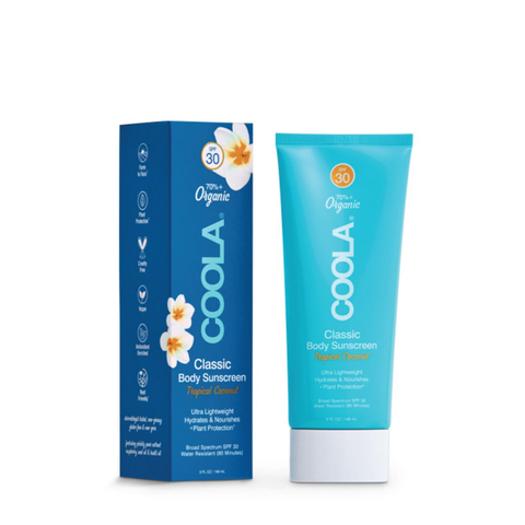 Classic Body Organic Sunscreen Lotion SPF 30— Tropical Coconut